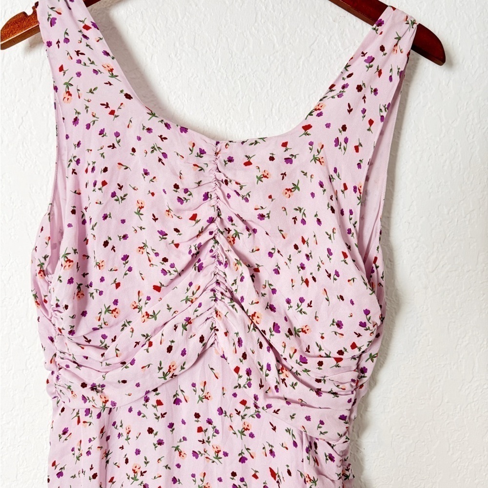Nicholas Floral Drape Front Dress - Picture 7 of 10